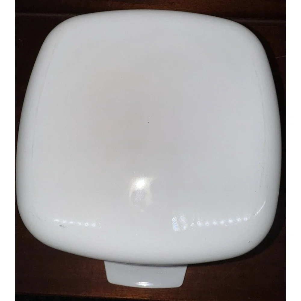 Vintage CorningWare Floral Basket A-1 1/2 B White‎ Casserole Dish 1.5L Glass Lid